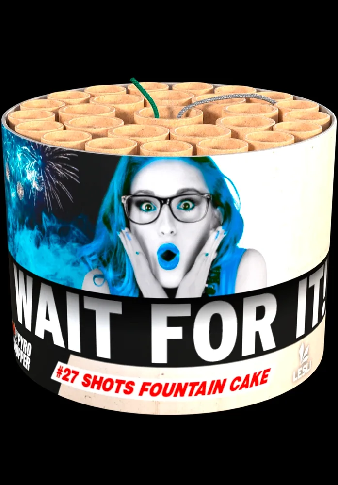 Pyroshopper Wait For It! – Feuerwerksbatterie, 27 Schuss