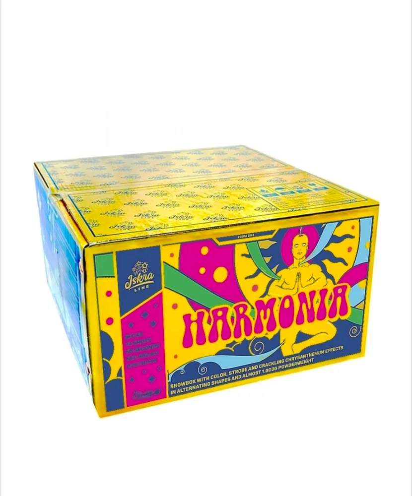 Iskra Harmonia – Verbundfeuerwerk, 74 Schuss