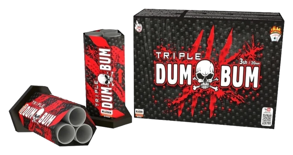 Klasek DumBum Tripple – Single Shots, 3 Schuss