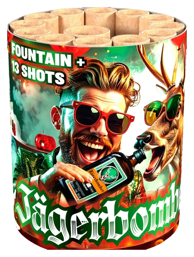 Lesli Jägerbomber – Feuerwerksbatterie, 13 Schuss