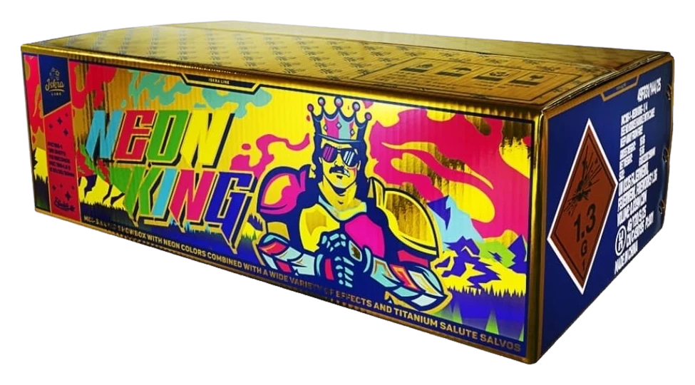 Iskra Neon King – Verbundfeuerwerk, 188 Schuss