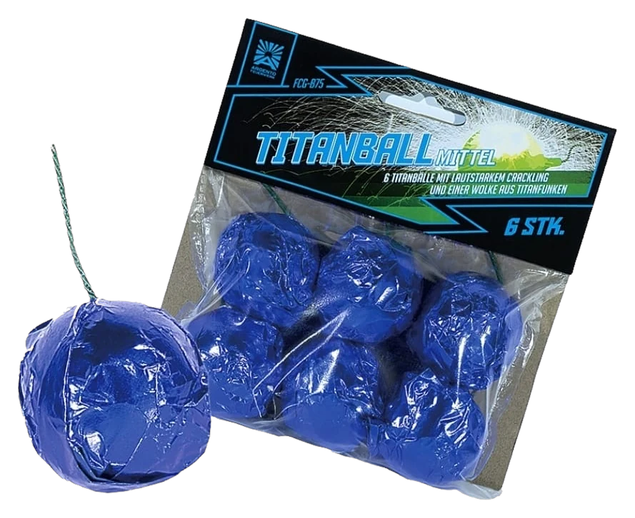 Argento Titanball Mittel